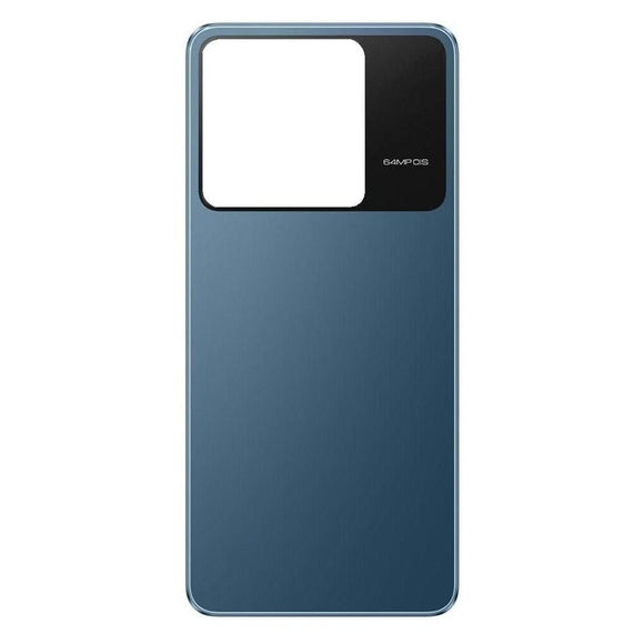 Back Panel Cover For Poco X6 5G : Blue