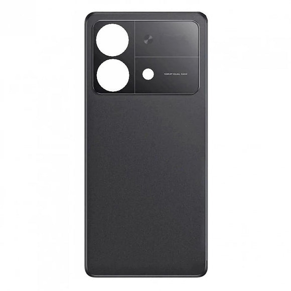 Back Panel Cover For Poco X6 Neo 5G : Black