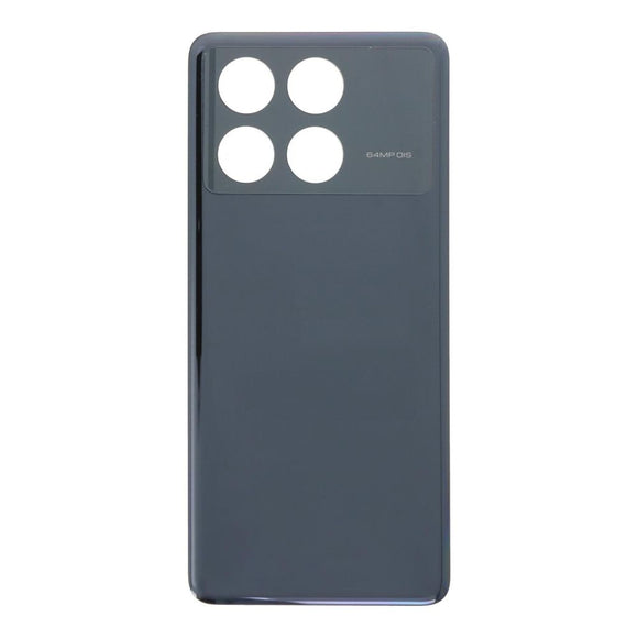 Back Panel Cover For Poco X6 Pro 5G : Black