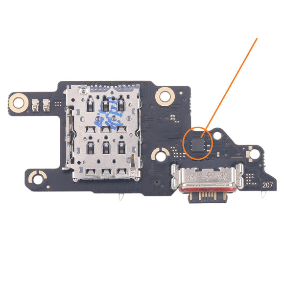 Charging Port PCB Board Flex For Poco X6 Pro 5G (Fast Charging Network ICs)