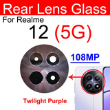 Back Rear Camera Glass Lens For Realme 12 5G : Purple