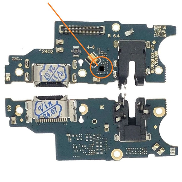 Charging Port PCB Board Flex For Realme 12x India (Fast Charging Network ICs)