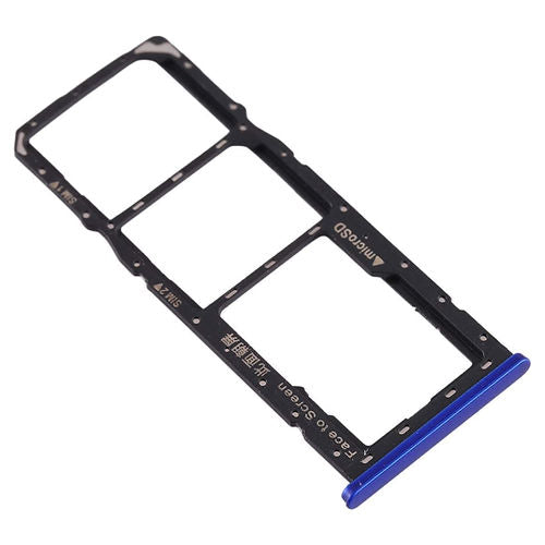 SIM Card Holder Tray For Realme 7 Pro : Blue