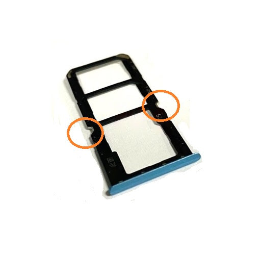 SIM Card Holder Tray For Realme C25Y : Blue