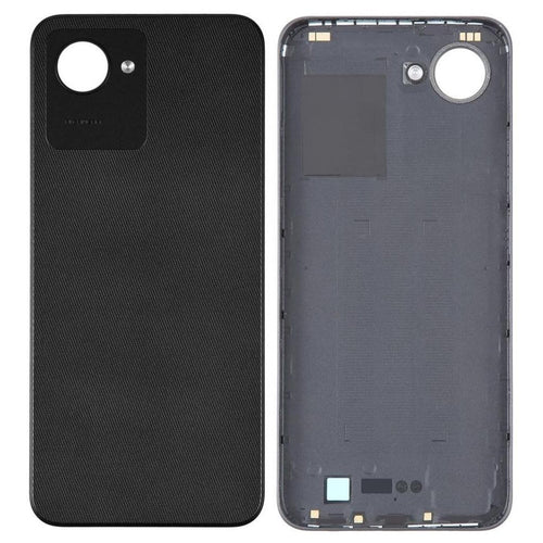 Back Panel Battery Door Cover For Realme C30 : Black