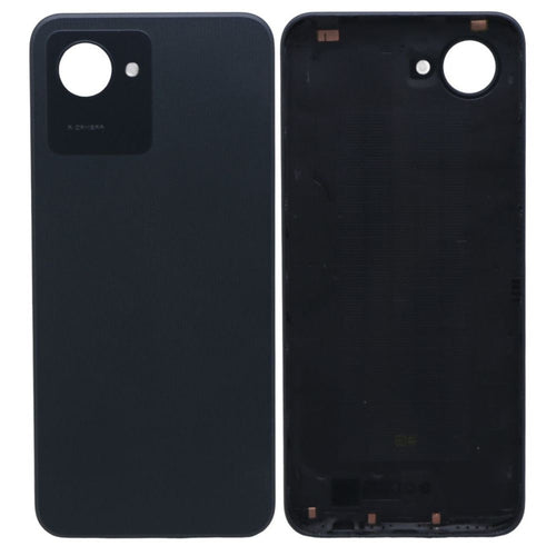 Back Panel Battery Door Cover For Realme C30s : Black