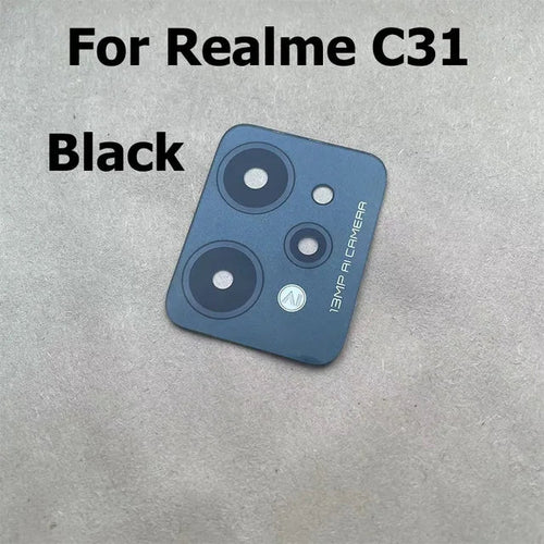 Back Rear Camera Glass Lens For Realme C31 : Black