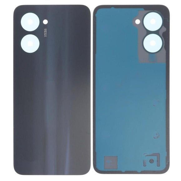 Back Panel Battery Door Cover For Realme C33 2023 : Black