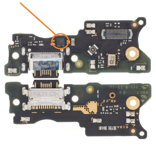 Charging Port PCB Board Flex For Redmi 10 Prime 2022 (Fast Charging Network ICs)