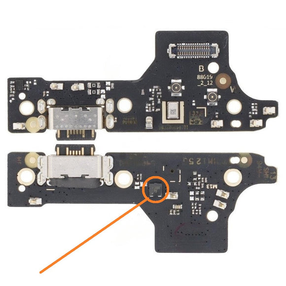 Charging Port PCB Board Flex For Redmi 12 5G (Fast Charging Network ICs)