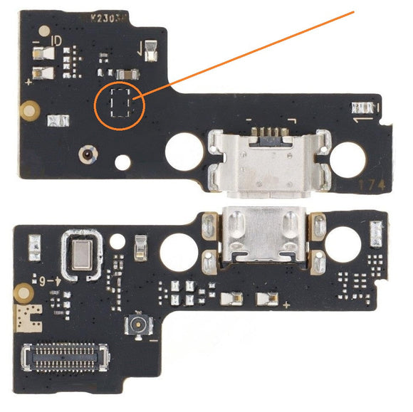 Charging Port PCB Board Flex For Redmi 12C (Fast Charging Network ICs)