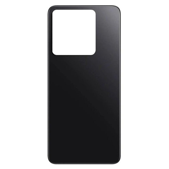 Back Panel Cover For Redmi Note 13 Pro 5G : Black