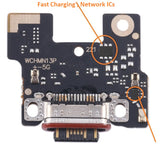 Charging Port PCB Board Flex For Redmi Note 13 Pro Plus 5G