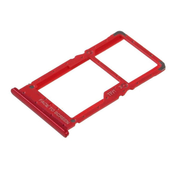 SIM Card Holder Tray For Xiaomi Redmi Note 6 Pro : Red