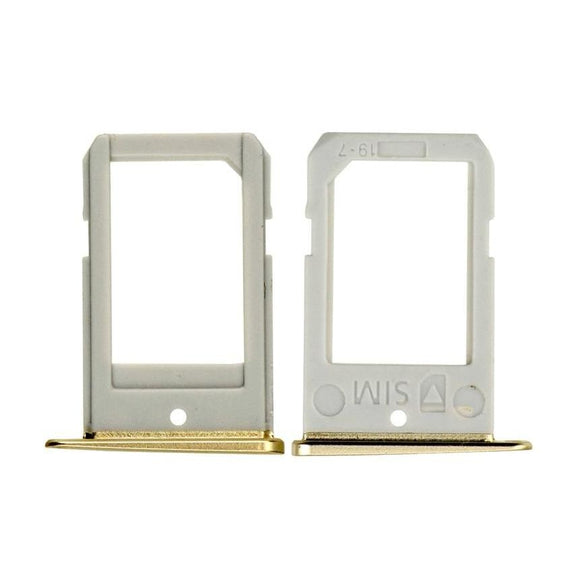 SIM Card Holder Tray For Samsung Galaxy S6 Edge : Gold