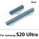 External Side Button Out Keys Power Volume Buttons For Samsung S20 Ultra 5G Black