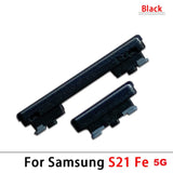 External Power and Volume Buttons For Samsung S21 FE 5G : Black