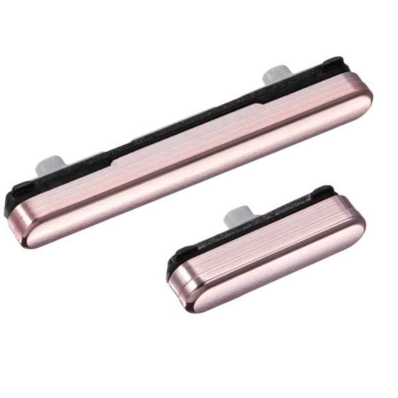 External Power and Volume Buttons For Samsung S22 5G : Pink Gold