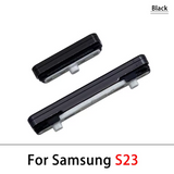 External Side Button Out Keys Power Volume Buttons For Samsung S23 5G Black
