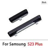 External Side Button Out Keys Power Volume Buttons For Samsung S23 Plus 5G Black