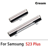 External Power and Volume Buttons For Samsung S23 Plus : Cream