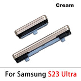 External Power and Volume Buttons For Samsung S23 Ultra : Cream