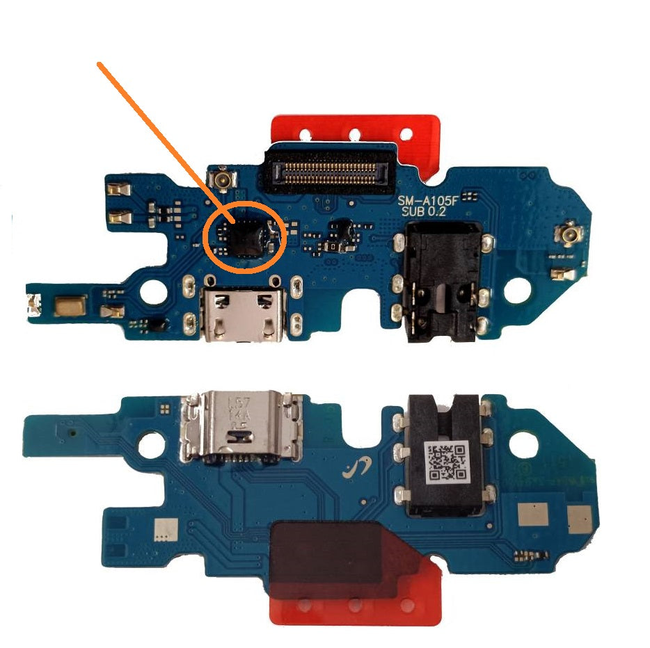 SPAREWARE Usb Charging Port Charging Pcb Connector Flex Cable Compatible For Samsung Galaxy A10