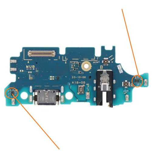 Charging Port PCB Board Flex For Samsung A15 4G (Fast Charging Network ICs)