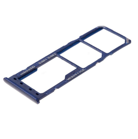 SIM Card Holder Tray For Samsung A21 : Blue