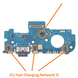 Charging Port PCB Board Flex For Samsung A35 5G