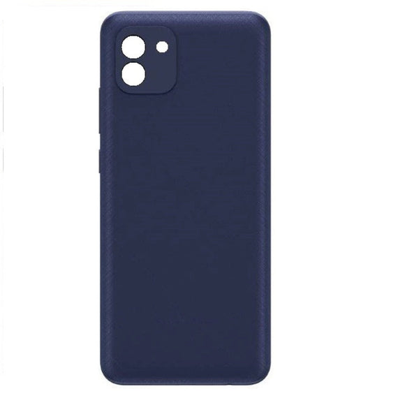 Back Panel Cover For Samsung Galaxy A03 4G : Blue