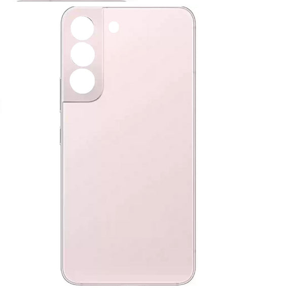 Back Panel Cover For Samsung Galaxy S22 5G : Pink Gold