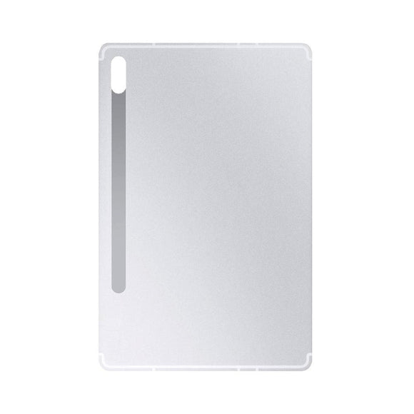 Back Panel Cover For Samsung Galaxy Tab S7 Plus 5G : Silver