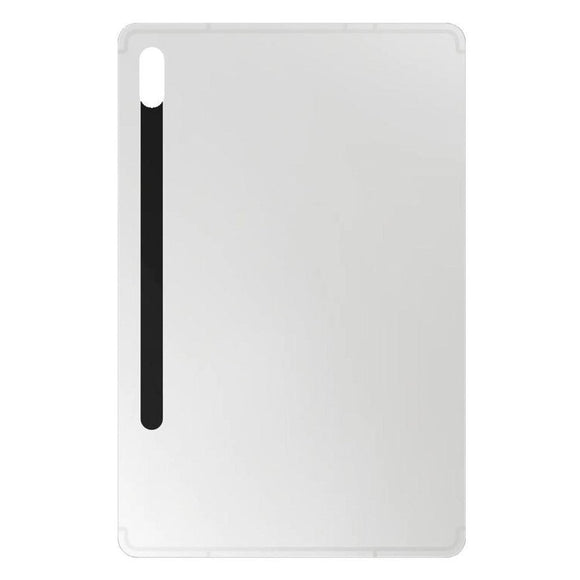 Back Panel Cover For Samsung Galaxy Tab S8 5G : Silver