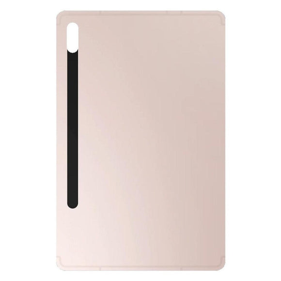 Back Panel Cover For Samsung Galaxy Tab S8 Plus 5G : Pink Gold