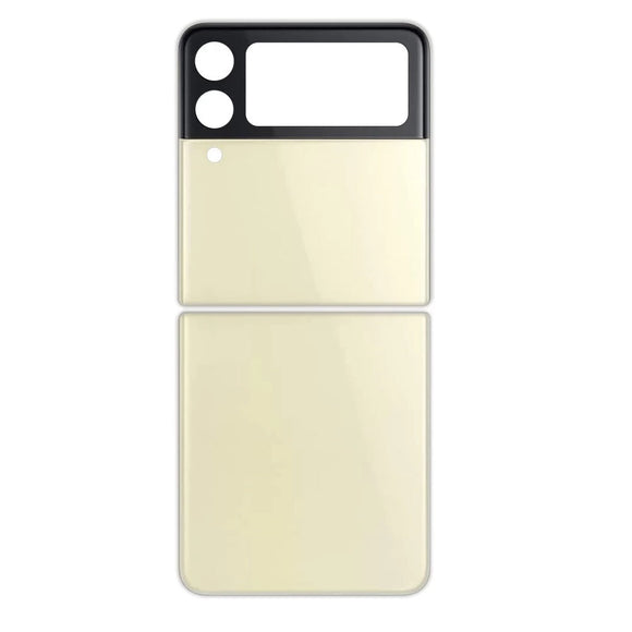 Back Panel Cover For Samsung Galaxy Z Flip 3 5G : Cream