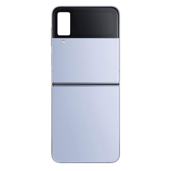 Back Panel Cover For Samsung Galaxy Z Flip 4 5G : Blue