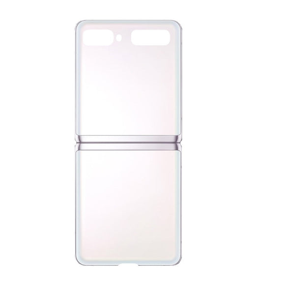 Back Panel Cover For Samsung Galaxy Z Flip 5G : White