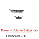 External Power and Volume Buttons For Samsung J7 2015 : Black