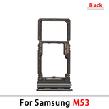 Sim Tray Card Holder For Samsung M53 5G : Black