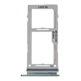 Dual SIM Card Holder Tray For Samsung Galaxy S10 Plus : Green