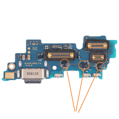 Charging Port PCB Board Flex For Samsung Z Flip 5G (SM-F707) Doesnot Support Z Flip 4G