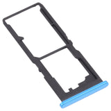 SIM Tray Card Holder For Vivo Y20A : Blue