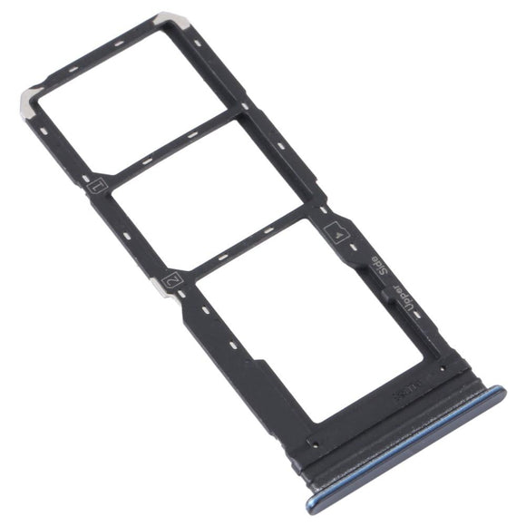 SIM Tray Card Holder For Vivo Y21A : Blue