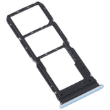 SIM Tray Card Holder For Vivo Y21s : Gold /White