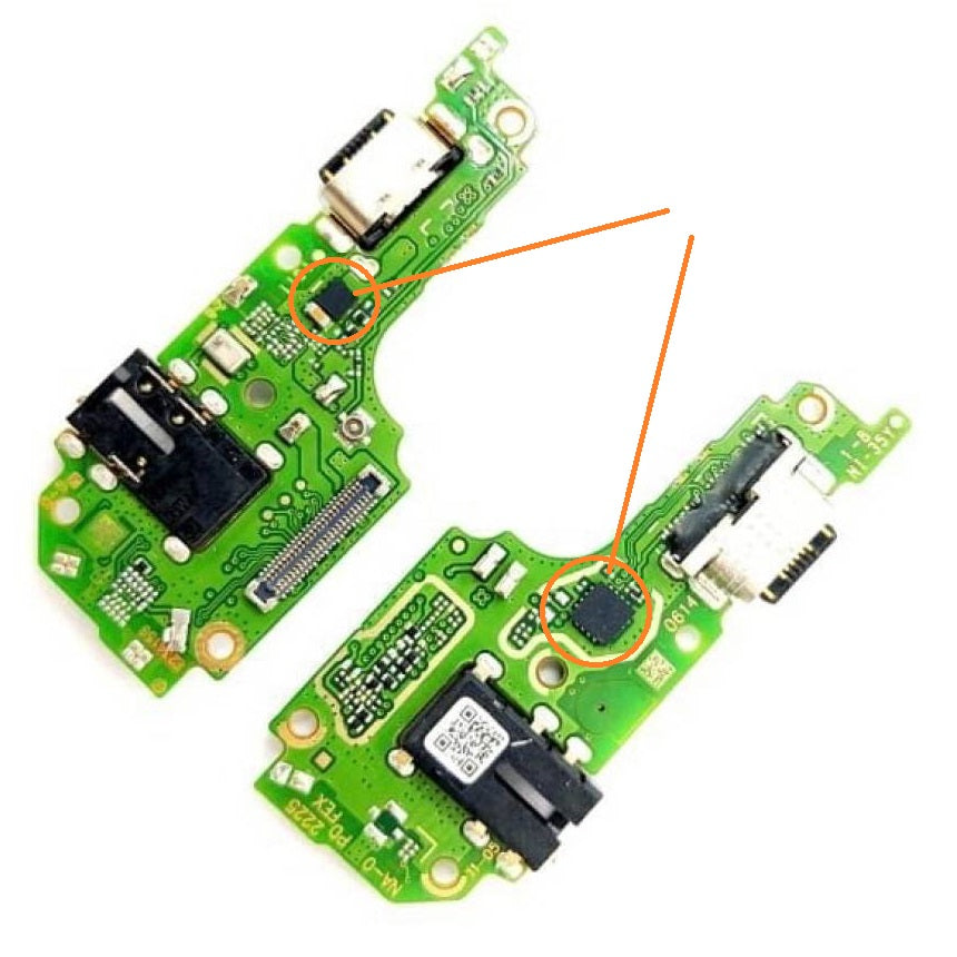 SPAREWARE USB Charging Port Charging PCB Connector Flex Cable Compatible for Vivo Y35 4G