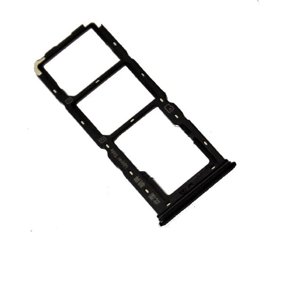 SIM Card Holder Tray For Vivo Y91 (Mediatek) : Black