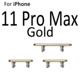 External Power and Volume Buttons For iPhone 11 Pro Max : Gold