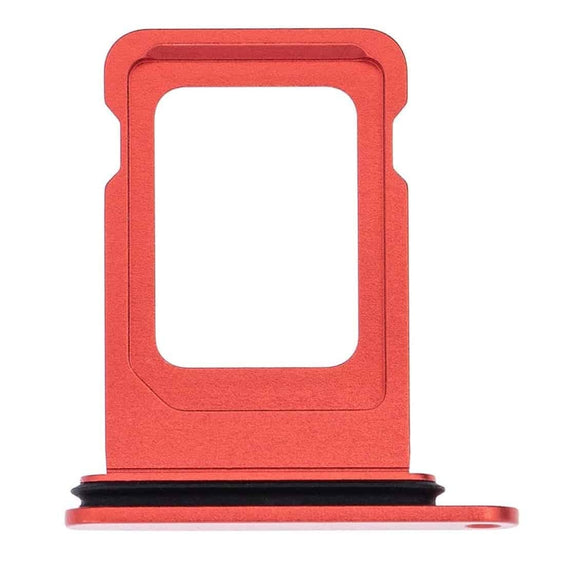 Dual SIM Card Holder Tray For Apple iPhone 13 : Red