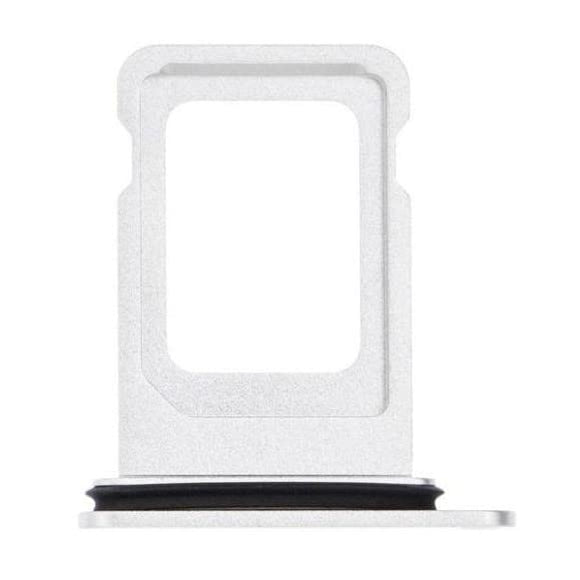 Dual SIM Card Holder Tray For Apple iPhone 13 : Starlight / White